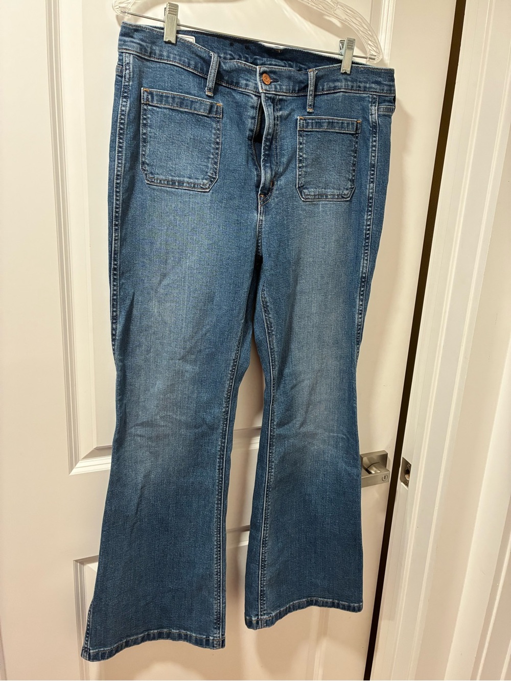 GAP '70s Flare High Rise women’s Jeans - Denim Blue